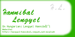 hannibal lengyel business card